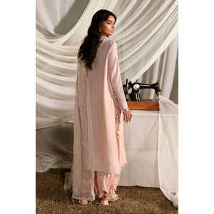 ชุดสูทผ้าลอนปักลาย 3 ชิ้นสำหรับผู้หญิง พร้อมผ้าคลุมไหล่ชีฟองปักลาย รุ่น KD-62002 - Product Image 5