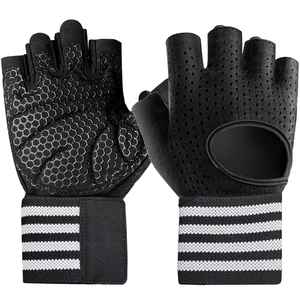 Gants d'entraînement pour hommes et femmes avec support de poignet Gants de gymnastique rembourrés pour l'entraînement d'haltérophilie Excellente adhérence pour le sport - Product Image 1