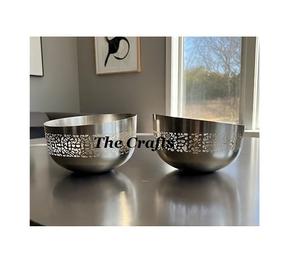 Bol de service au design fabuleux Taille et forme personnalisées Bol à chocolat couleur or en fer à bas prix - Product Image 5