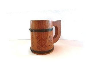 POPULAIRE DURABLE ASSURANT LA Tasse en bois Qualité supérieure Design moderne Parfait pour le thé, le café, le vin et la bière de Falak - Product Image 4