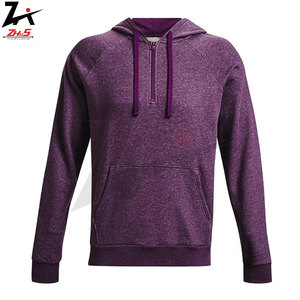 Sudadera con capucha de manga larga con cremallera de medio cuarto para invierno y otoño, sudadera informal con estampado personalizado para hombres y mujeres, Otoño Invierno, mantener el calor - Product Image 2