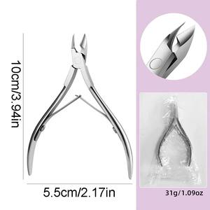 Tijeras de Acero Inoxidable para Cutículas, Alicates de Pico de Halcón, Herramientas de Exfoliación para Manicura, para Técnicos de Uñas de Salón, Cortaúñas - Product Image 6