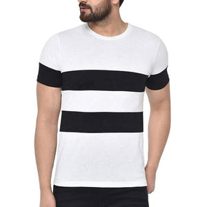 Camiseta en blanco de lujo de algodón 100% para hombre, tela de punto de peso pesado, estilo de tendencia, ropa de calle personalizada, fabricante directo de fábrica - Product Image 4