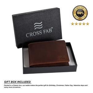 Cartera de cuero genuino para hombre delgada de diseño personalizado, monedero RFID con forro de satén para ID y tarjetero - Product Image 4