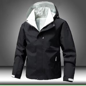Chaqueta con capucha y cremallera cálida para exteriores de invierno para hombre, moda transpirable con logotipo frontal personalizado para niños - Product Image 6