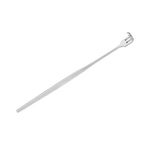 Écarteur chirurgical pour plaies et trachées, grande courbe, 165 mm (6,12 po), 3 branches, profondeur de coupe 7,5 mm, largeur 10 mm - Product Image 1