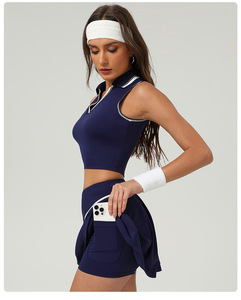 Ensemble de jupe de tennis Jupe de tennis de golf Sports et loisirs Ensemble de costume de badminton Femme - Product Image 2