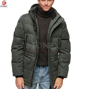 เสื้อแจ็คเก็ตผ้าแคนวาสสำหรับผู้ชายปกตั้งกันน้ำปากีสถานระบายอากาศได้ดีมาใหม่ให้ความอบอุ่นในฤดูหนาว - Product Image 5