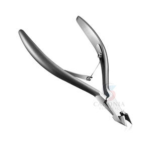 Directo de fábrica CARONIA QUIRÚRGICO Profesional Cortador de cutículas de uñas Espejo de acero inoxidable Acabado satinado opaco para pedicura Hecho - Product Image 3