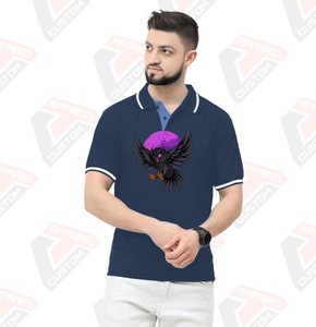 Camiseta Polo a rayas para hombre, transpirable y elegante para Halloween - Product Image 1