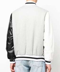 Hombres personalizado nuevo bordado Chenille parches Varsity chaquetas de los hombres de lana cuerpo de cuero mangas Letterman béisbol chaquetas universitarias - Product Image 4