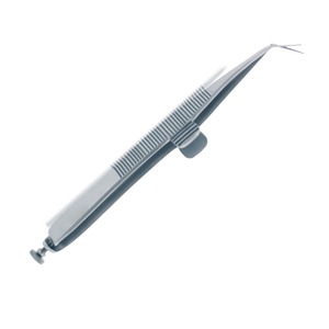 Jiyo กรรไกรผ่าตัด castroviejo ที่ได้รับการรับรองจาก CE อุปกรณ์สเตนเลสทำมุมแบบแบนแหล่งจ่ายไฟด้วยมือ - Product Image 1