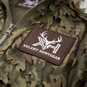 Ensemble veste et pantalon de camouflage 3D en feuilles pour jeunes chasseurs, 350 GSM, personnalisable, OEM, vente en gros - Product Image 4