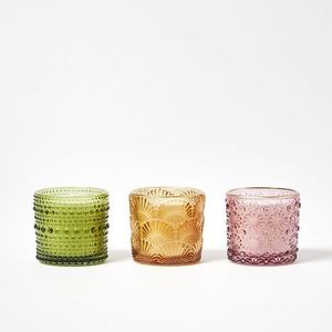 Colección de Portavelas de Vidrio Premium que Ofrece una Luz Radiante Suave, Perfecta para Decoración del Hogar, Eventos, Mesas de Comedor y Celebraciones - Product Image 4