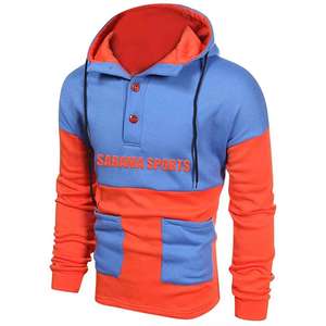 Sudadera con Capucha Extra Grande para Hombre, Diseño Nuevo, Logotipo Personalizado, Tinte Liso, Estilo Urbano, para Invierno - Product Image 1