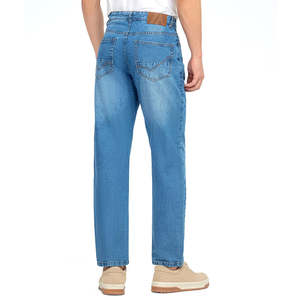 Pantalones Vaqueros de Algodón Ajustados para Hombre, Nuevo Diseño de Moda Personalizado, Precio Bajo, Alta Calidad, Casuales, de Mezclilla, Transpirables para Invierno, Otoño y Verano - Product Image 2