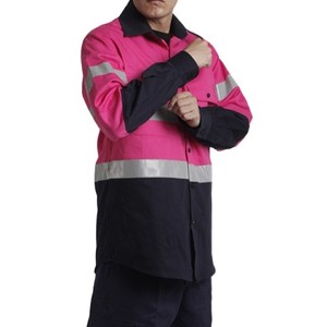 Taux raisonnable Hommes Hi VIs Chemise de sécurité poids léger tissu durable meilleur design Hommes Hi VIs Chemise de sécurité avec manches complètes - Product Image 6