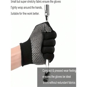 ถุงมือผ้าฝ้ายลายจุดพร้อมพิมพ์โลโก้ที่กำหนดเองที่แข็งแกร่งด้ามจับปาล์มสำหรับงานสวนการบำรุงรักษาในคลังสินค้าและการจัดการในแต่ละวัน - Product Image 6