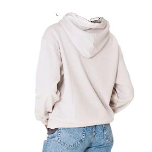 Sudadera con Capucha de Punto Personalizada para Mujer, Invierno, Ecológica, 100% Algodón, con Insignia Frontal - Product Image 6