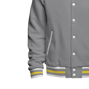 Vestes universitaires en laine pour homme, style personnalisé, vente en gros, veste de style lettreman avec manches en cuir, service OEM, veste à la mode pour homme - Product Image 6