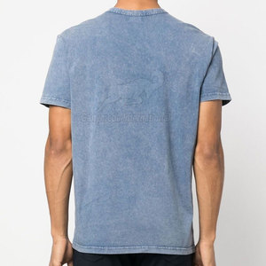 T-shirt pour homme à séchage rapide, dernier design, lavage à l'acide, confortable, de haute qualité, t-shirts pour homme à lavage à l'acide - Product Image 4