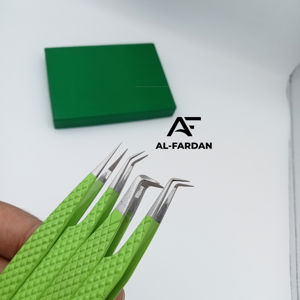 ขนตานาโนขนตาปลอมมีปริมาณเป็นเส้นใยทรงนกแก้วด้ามเพชรแหนบความงามจากสเตนเลสแบบมืออาชีพจากญี่ปุ่น - Product Image 1