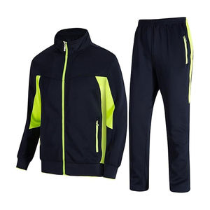 Conjunto Deportivo de Invierno Premium 2025 de 2 Piezas, Sudadera de Manga Larga con Cremallera Completa, Estampado Sólido, Transpirable, Ligero, Unisex para Correr - Product Image 1