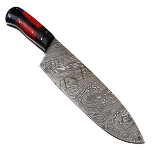 ชุดมีดเชฟเหล็กดามัสกัสขนาด13นิ้ว (Smk1157) เหล็กเนื้อโลหะคาร์บอนเครื่องมือทำครัวสแตนเลส - Product Image 5