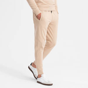 Men'S Casual Tracksuit Set with Crew Neck <b>Sweatshirt</b> and Joggers plain and Slight Fabric Fall Season - Product Image 5