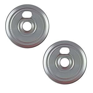 2 Pack Household 6 Burner Drip <b>Pan</b> WB31X5010CM Replacement for Kitchen Use - Product Image 1
