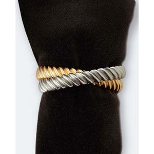 Anneau de serviette de créateur Unique en argent, aspect plume d'aigle, pour décoration de Table de mariage, anneau de serviette à motif rond - Product Image 4