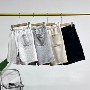 กางเกงขาสั้นผ้าคอตตอนสำหรับผู้ชายกางเกงขาสั้นผ้าคอตตอนแบบผูกเอวยางยืดออกแบบโลโก้ได้ตามต้องการสำหรับฤดูร้อน - Product Image 1