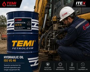 Aceite Hidráulico Antidesgaste Iso VG 100 SAE, Lubricante Temi Petroleum/Itex para Aplicaciones Industriales - Product Image 4