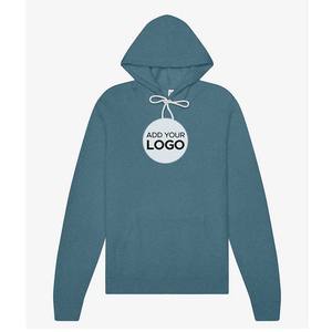 เสื้อฮู้ดน้ำหนักเบาแบบผสมผสานสามชนิด 50% โพลีเอสเตอร์ 25% ผ้าฝ้ายหวีและปั่นแบบวงแหวน 25% เรยอน - Product Image 2