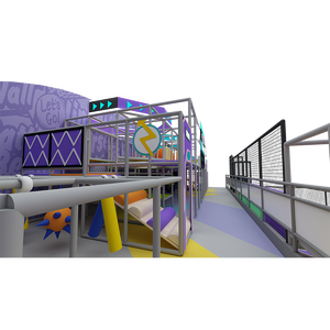 Bettaplay 310 SQM Purple Fantasy Child Trampolines pour enfants Fabrication de parcs Starry-Sky Parc de jeux pour enfants avec <span class=keywords><strong>trampoline</strong></span> - Product Image 5