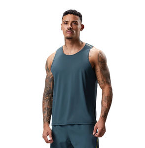 เสื้อกล้ามออกกำลังกายแขนกุดสำหรับผู้ชายเสื้อกล้ามระบายอากาศผลิตจากประเทศปากีสถานดีไซน์โลโก้ตามสั่ง - Product Image 1