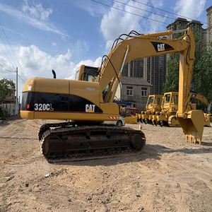 Bon marché Achat de pelleteuses sur chenilles Bonne condition Moteur de terre d'occasion Caterpillar 320cl pour travaux de construction - Product Image 4
