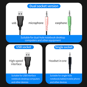 Tai nghe chơi game PSH-400 Hot Release ANC âm thanh vòm, chất liệu kim loại & da, đeo tai & chụp tai, kết nối USB, chống nước, dùng cho <span class=keywords><strong>PS4</strong></span> và DJ - Product Image 6