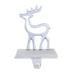 Venta caliente soporte de calcetín de Navidad de Metal Santa Reno copo de nieve estrella dorada soporte decorativo para chimenea de vacaciones - Product Image 3