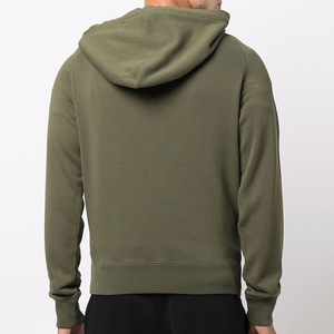 เสื้อมีฮู้ดสวมหัวมีซิป14ชิ้นของผู้ชายผ้าฝ้าย100% มีฮู้ดแขนแร็กแลนแบบกำหนดเองสำหรับผู้ชาย - Product Image 5