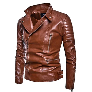 Chaquetas de Invierno Impermeables de Cuero Genuino para Hombre, Prendas Exteriores Vintage Contemporáneas, Eleva Tu Estilo - Product Image 4