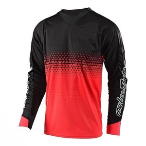 Maillots à manches courtes de vêtements de sport de motocross en polyester 100% personnalisés avec impression par sublimation numérique Hauts de chemise CMJN pour adultes - Product Image 5