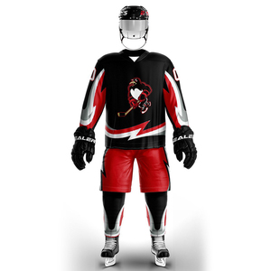 Maillot de hockey sur glace d'équipe personnalisé Qualité supérieure Matériau respirant Fabrication OEM Ensemble de soutien Style - Product Image 3