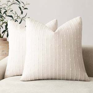 Cojines de algodón bohemios de lujo modernos fundas de almohada a cuadros sólidas suaves geométricas personalizadas para decoración del hogar uso al aire libre tejidas - Product Image 3