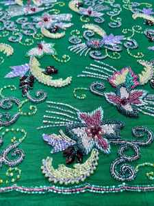 Robe de mariée traditionnelle africaine noire Ankara en tissu de dentelle tissé, écologique, 100% coton, doublure unie, haute qualité - Product Image 5