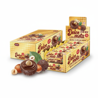 Chocolat Sucré en Gros DOLCE META 39G Noix 3pcs Forme de Boule Solide Marque Privée Yum'z Bites Namu International Turquie