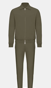 Conjunto de 2 Piezas de Chaqueta y Pantalones Deportivos de Nailon y Elastano Personalizados para Hombre, con Cremallera y de Buena Calidad - Product Image 6