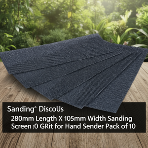 Paquete de 10 Lijas de Malla de 280 mm de Largo x 105 mm de Ancho con Grano 60 para Lijadora Manual - Product Image 3