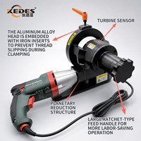 Equipo Industrial Eléctrico de Alta Potencia Enchufable de Acero Inoxidable para Tubos de Sala Limpia con Extremo Plano y Capacidad de Soldadura a Tope de 220V