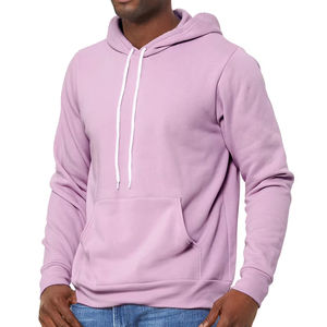 Sweat à capuche oversize pour homme à épaules tombantes - Tissu polaire respirant et écologique pour l'hiver, avec poche, en polyester/coton - Product Image 1